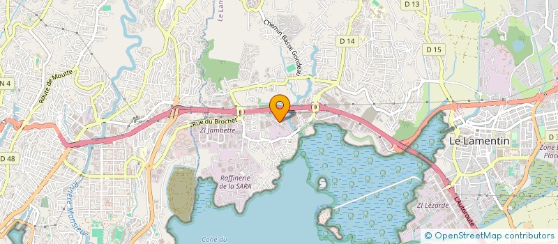 localisation de l'entreprise SNC KANEL 558  LE LAMENTIN