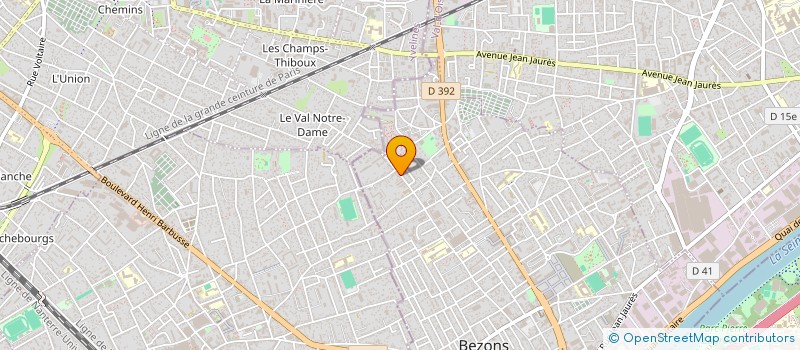 localisation de l'entreprise SNC KAO à BEZONS