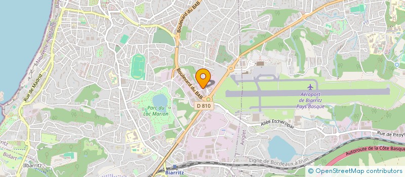 localisation de l'entreprise SNC KENT à BIARRITZ