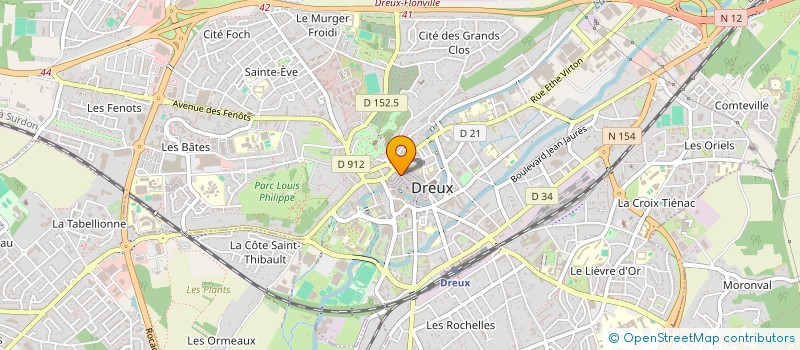 localisation de l'entreprise SNC KIM-LAURENT à DREUX