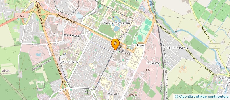 localisation de l'entreprise SNC KRIGARE à ORLEANS