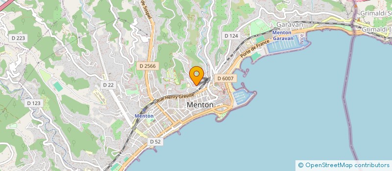 localisation de l'entreprise SNC KRIMMEL & CIE LE GRAND PIN à MENTON