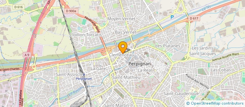 localisation de l'entreprise SNC L 340 R  PERPIGNAN