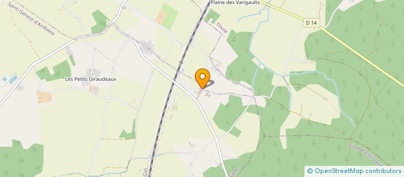 localisation de l'entreprise SNC L'ANE VERT  SOSSAY