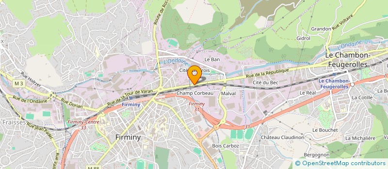 localisation de l'entreprise SNC L ARC EN CIEL à LE CHAMBON-FEUGEROLLES