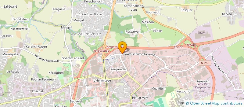 localisation de l'entreprise SNC L ARMORIQUE à GOUESNOU