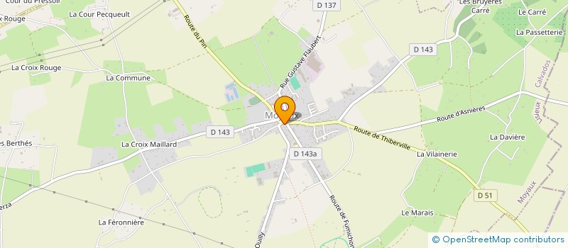 localisation de l'entreprise SNC L'EAU SUR LE MAT  MOYAUX