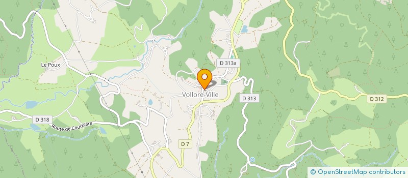 localisation de l'entreprise SNC L'EPICURIEN  VOLLORE-VILLE