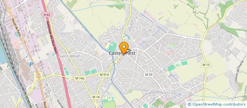 localisation de l'entreprise SNC L'ERABLE  CASTELGINEST