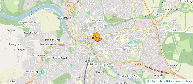 localisation de l'entreprise SNC L'ESCAPADE à LANNION