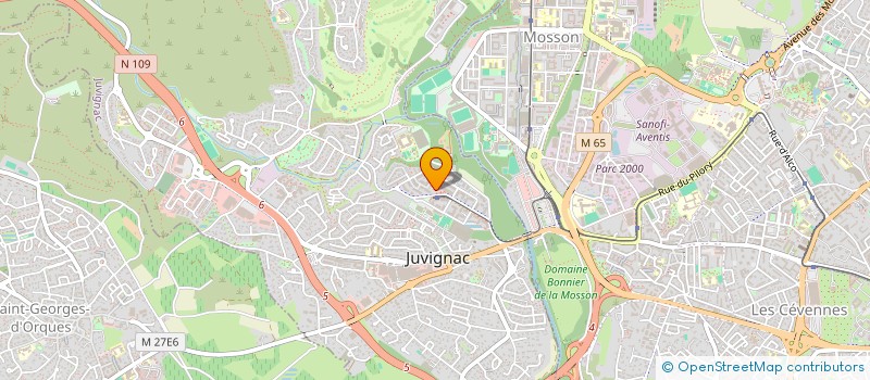 localisation de l'entreprise SNC L'ETOILE  JUVIGNAC