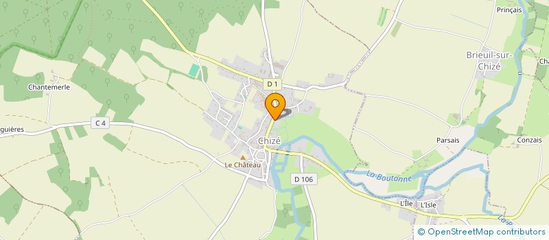 localisation de l'entreprise SNC L'INCONTOURNABLE  CHIZE