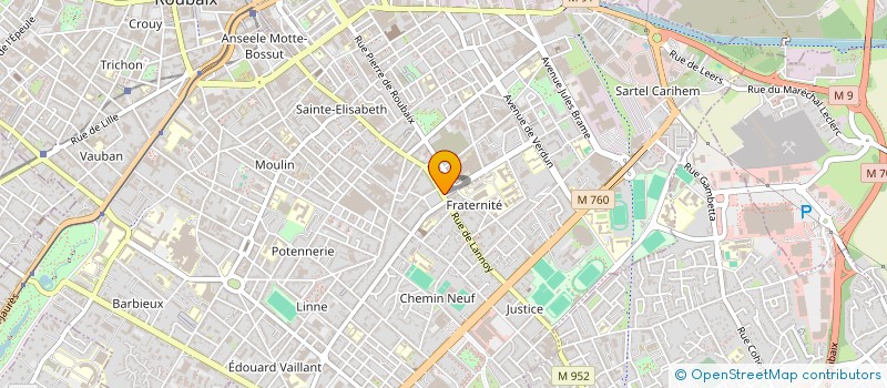 localisation de l'entreprise SNC L'RENOUVEAU à ROUBAIX