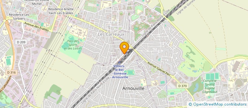 localisation de l'entreprise SNC L & S RESEAU, AUDIOVISUEL à ARNOUVILLE