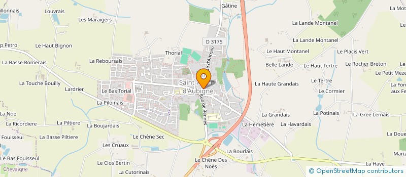 localisation de l'entreprise SNC L'UNIVERS  SAINT-AUBIN-D'AUBIGNE