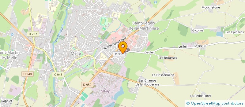 localisation de l'entreprise SNC LA BOUFFARDE  NIORT
