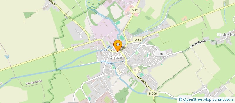 localisation de l'entreprise SNC LA BOUTIQUE TABAC  DIEUZE