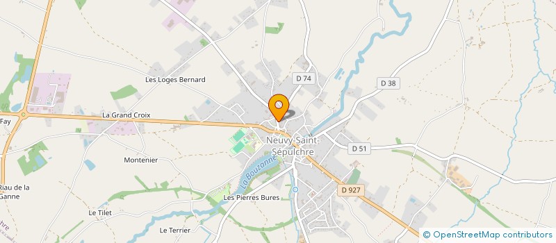 localisation de l'entreprise SNC LA CHARETTE à NEUVY-SAINT-SEPULCHRE