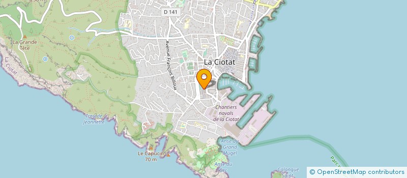 localisation de l'entreprise SNC LA CHAUDRONNERIE  LA CIOTAT