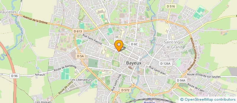 localisation de l'entreprise SNC LA CHOCOLATERIE à BAYEUX