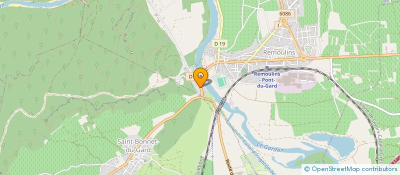 localisation de l'entreprise SNC LA CIBEQUE  REMOULINS