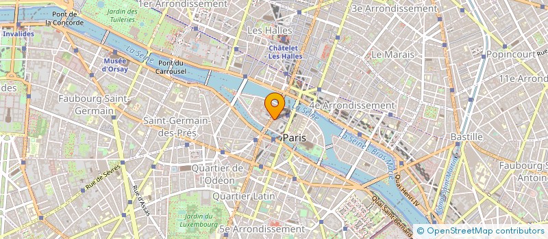 localisation de l'entreprise SNC LA CITE à PARIS