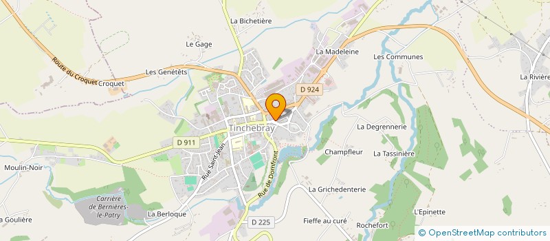 localisation de l'entreprise SNC LA CIVETTE à TINCHEBRAY-BOCAGE