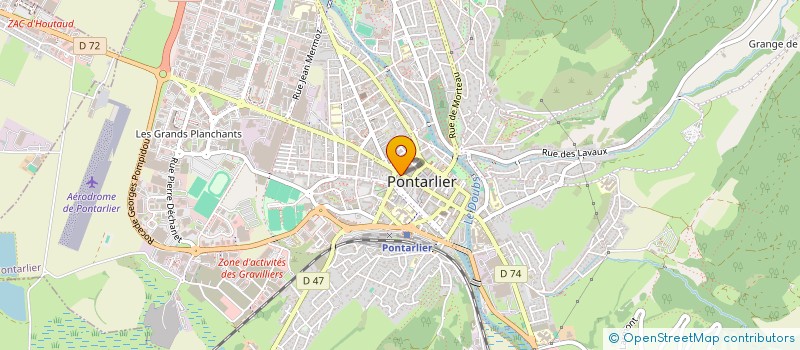 localisation de l'entreprise SNC LA CIVETTE PONTISSALIENNE  PONTARLIER