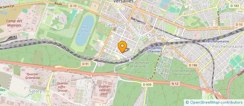 localisation de l'entreprise SNC LA COTE à VERSAILLES