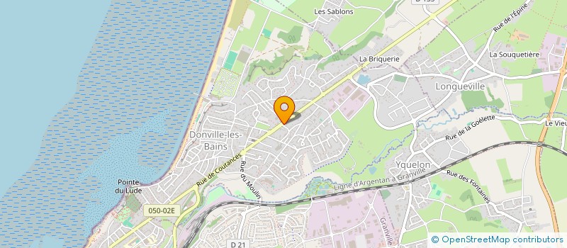 localisation de l'entreprise SNC LA DONVILLAISE  COUTANCES