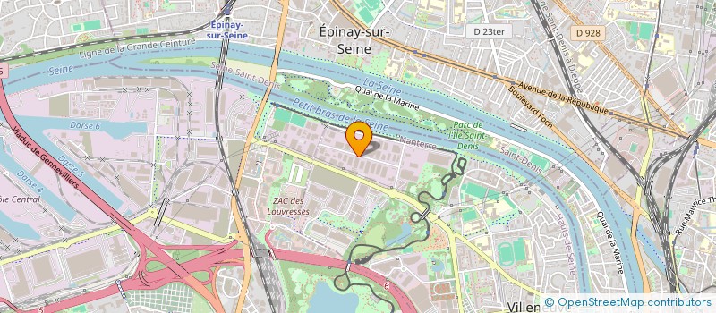 localisation de l'entreprise SNC LA DORONAISE  VILLENEUVE-LA-GARENNE