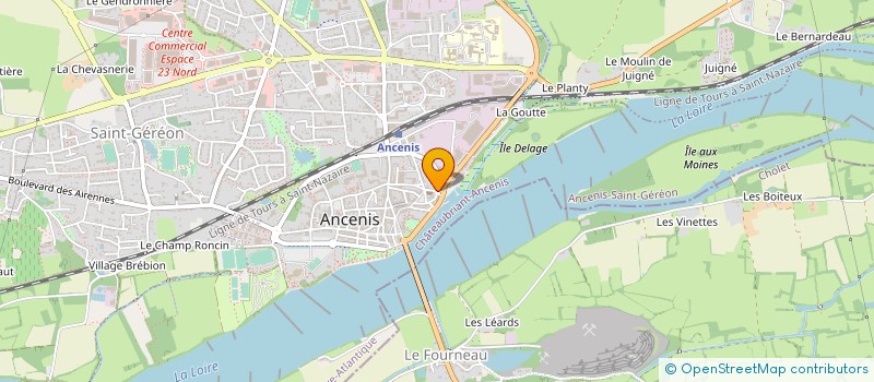 localisation de l'entreprise SNC LA FIN DU MONDE  VAIR-SUR-LOIRE