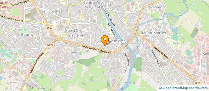 localisation de l'entreprise SNC LA FONCIERE DU COTON à LAVAL