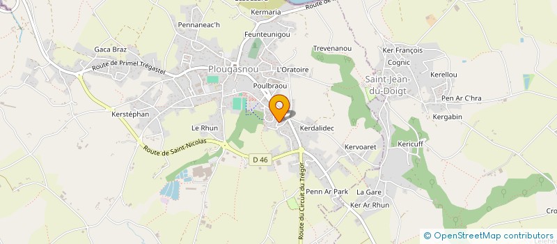 localisation de l'entreprise SNC LA FORGE  PLOUGASNOU