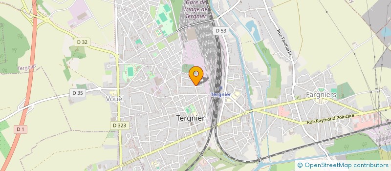 localisation de l'entreprise SNC LA FRANCAISE à TERGNIER