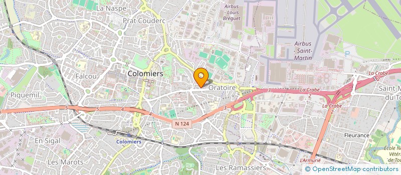localisation de l'entreprise SNC LA GARONNE PRESSE à COLOMIERS