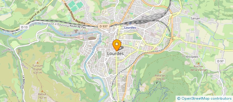 localisation de l'entreprise SNC LA GITANE à LOURDES
