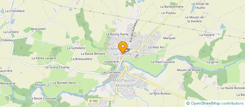 localisation de l'entreprise SNC LA MOINE à SEVREMOINE