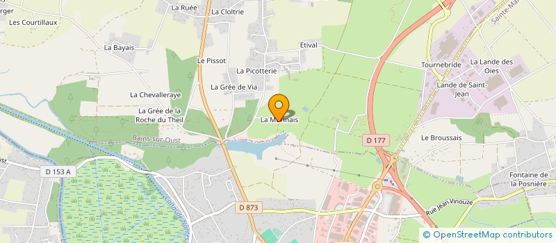 localisation de l'entreprise SNC LA MORINAIS  BAINS-SUR-OUST