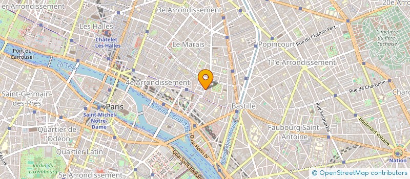 localisation de l'entreprise SNC LA MOTTERIE à PARIS