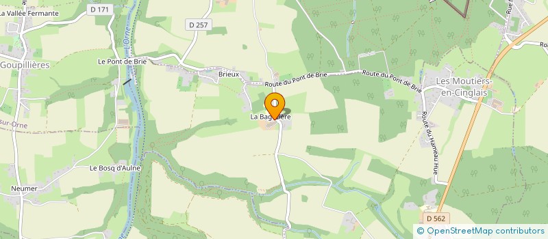 localisation de l'entreprise SNC LA NEUSTRIE  LES MOUTIERS-EN-CINGLAIS