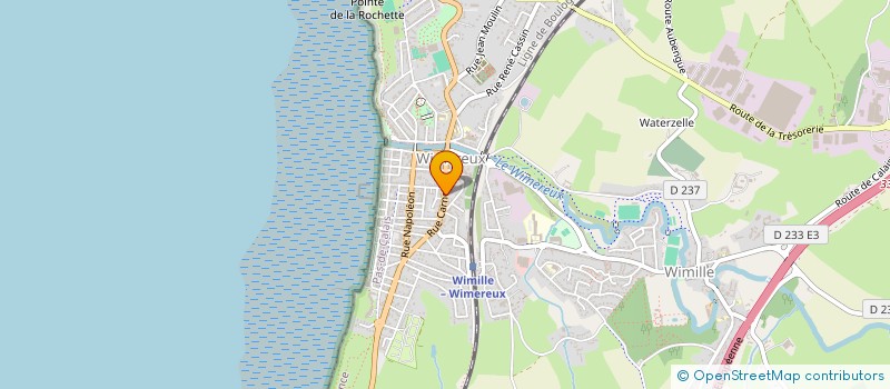 localisation de l'entreprise SNC LA PAIX à WIMEREUX
