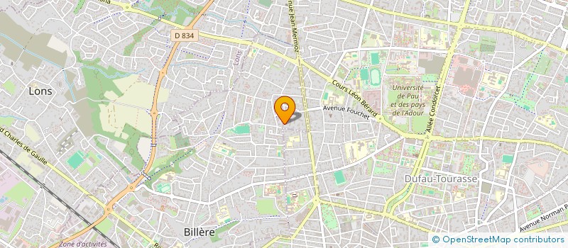 localisation de l'entreprise SNC LA PASTOURELLE à BILLERE