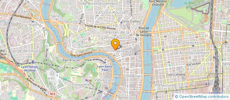localisation de l'entreprise SNC LA PATATERRE à LYON 1ER