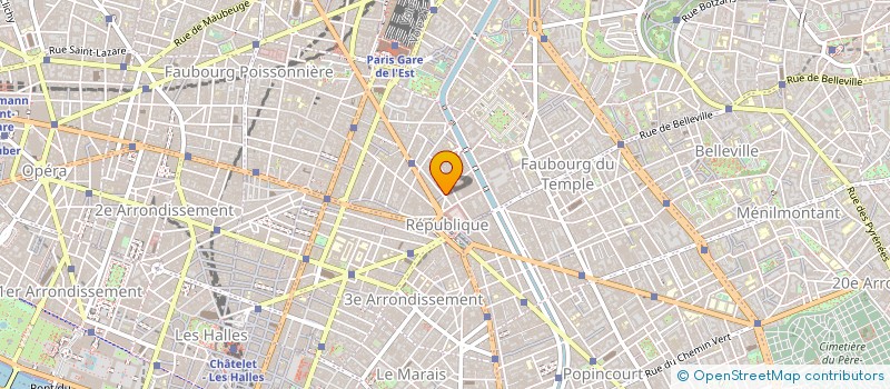 localisation de l'entreprise SNC LA REPUBLIQUE  PARIS