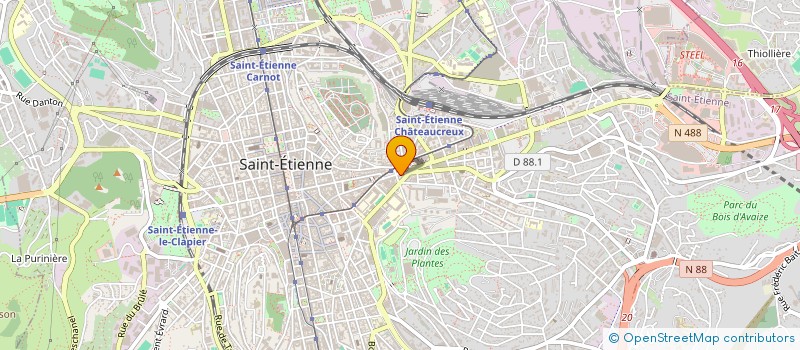 localisation de l'entreprise SNC LA ROCCA  SAINT-ETIENNE