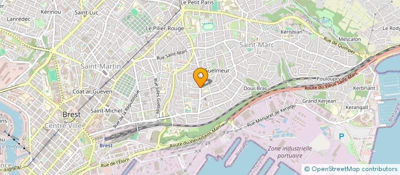 localisation de l'entreprise SNC LA ROTONDE à BREST