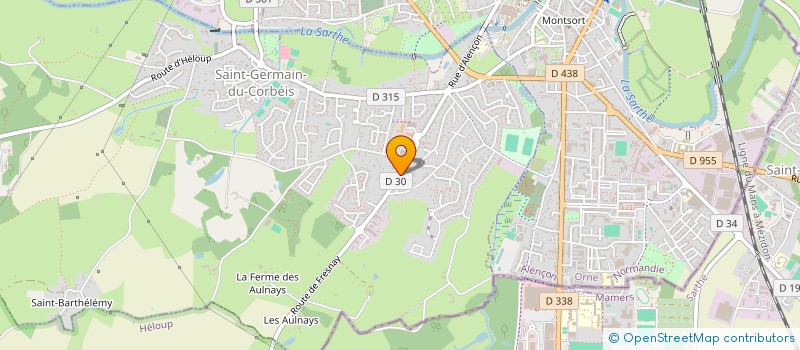 localisation de l'entreprise SNC LA SABLIERE à SAINT-GERMAIN-DU-CORBEIS
