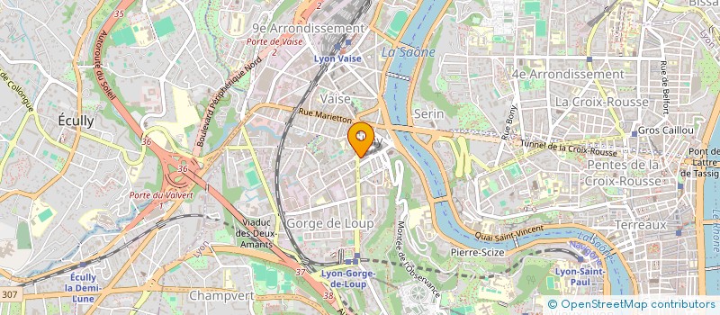 localisation de l'entreprise SNC LA SALADIERE  LYON