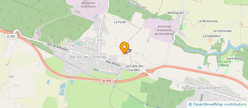 localisation de l'entreprise SNC LA TOUCHE  OMBREE D'ANJOU